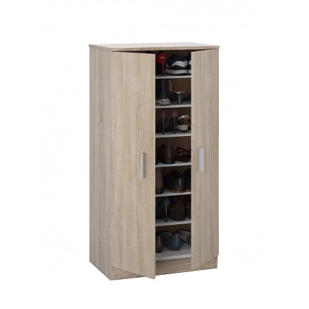 ZAPATERO ARMARIO 2 PUERTAS ROBLE CANADIAN