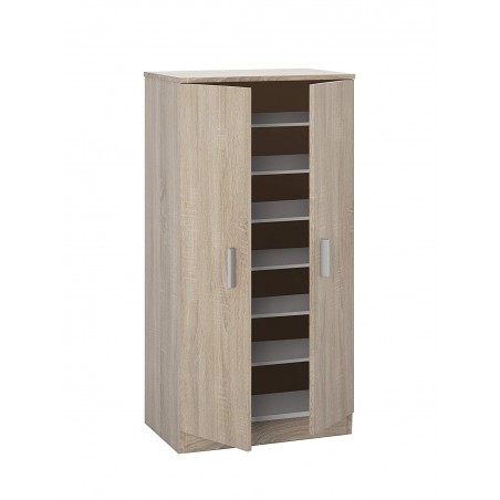 ZAPATERO ARMARIO 2 PUERTAS ROBLE CANADIAN