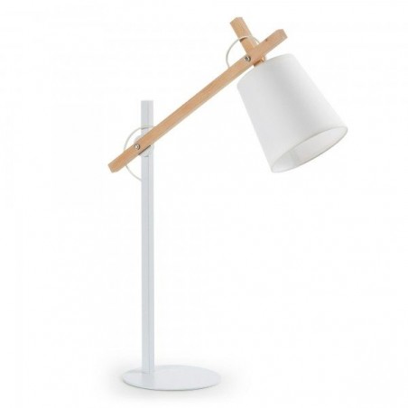 LÁMPARA DE SOBREMESA MODELO JOVIK METAL BLANCO