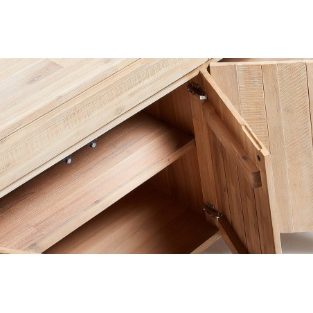 APARADOR 2 PUERTAS 2 CAJONES MODELO DISSET MADERA DE ACACIA 184X98