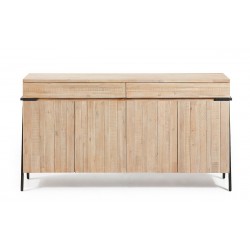 APARADOR 2 PUERTAS 2 CAJONES MODELO DISSET MADERA DE ACACIA 184X98
