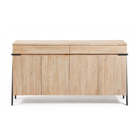 APARADOR 2 PUERTAS 2 CAJONES MODELO DISSET MADERA DE ACACIA 184X98