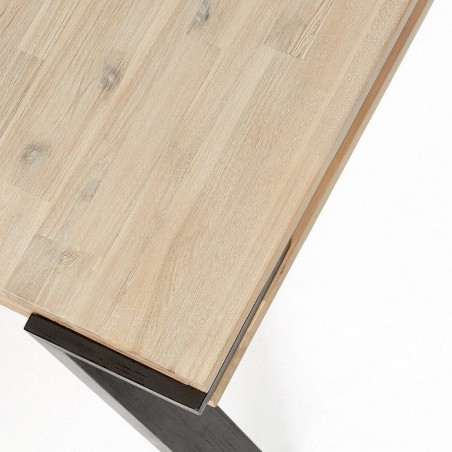 MESA COMEDOR MODELO DISSET MADERA DE ACACIA 160X90