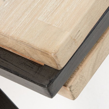 MESA CENTRO MODELO DISSET MADERA DE ACACIA 125X70