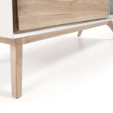 MUEBLE TV 1 PUERTA MODELO QUATRE DM-MADERA DE FRESNO 134x56
