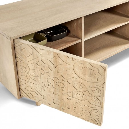 MUEBLE TV MODELO SAKOI MADERA DE MANGO 160X56