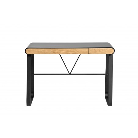 ESCRITORIO ASTRID DM-METAL NEGRO/ROBLE 110X55