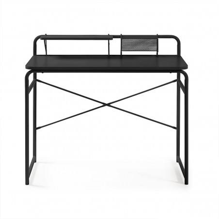 ESCRITORIO FOREMAN METAL NEGRO-MELAMINA 98X46