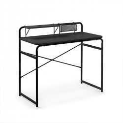 ESCRITORIO FOREMAN METAL NEGRO-MELAMINA 98X46