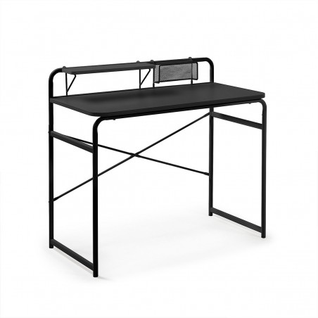 ESCRITORIO FOREMAN METAL NEGRO-MELAMINA 98X46