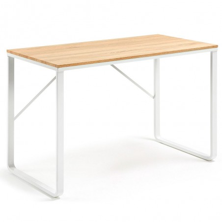 ESCRITORIO LISBET METAL-DM BLANCO 120X60