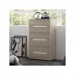 MESITA DE NOCHE ELEANOR 2 CAJONES LAMINADO SINTÉTICO 54X43