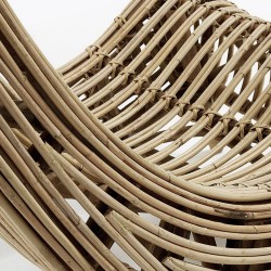 SILLÓN EXTEERIOR MODELO AKIT MADERA NATURAL-RATÁN