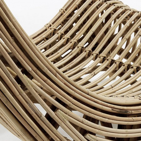 SILLÓN EXTEERIOR MODELO AKIT MADERA NATURAL-RATÁN