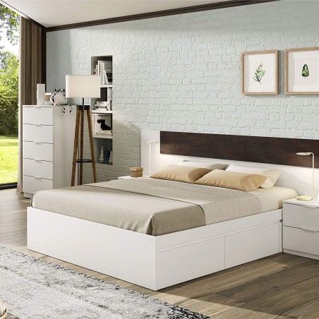 CÓMODA 5 CAJONES BLANCO ARTIK 110X60