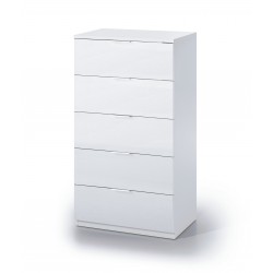 CÓMODA 5 CAJONES BLANCO ARTIK 110X60