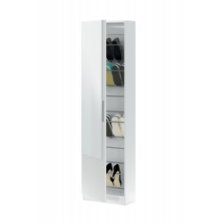 ZAPATERO 1 PUERTA CON ESPEJO BLANCO ARTIK 180X50