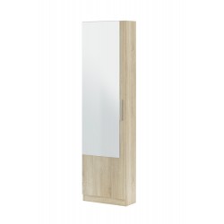 ZAPATERO 1 PUERTA CON ESPEJO BLANCO ARTIK 180X50