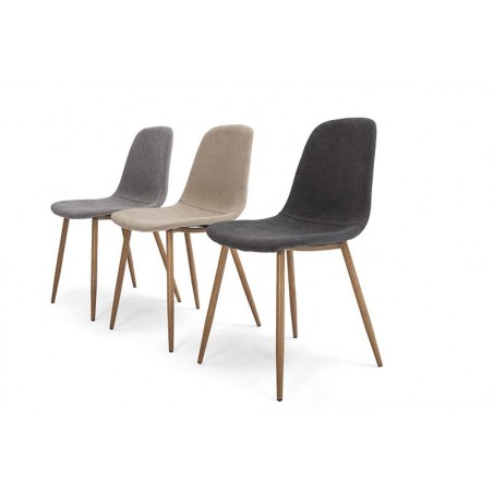 SILLA COMEDOR GIO TAPIZADA VARIOS COLORES