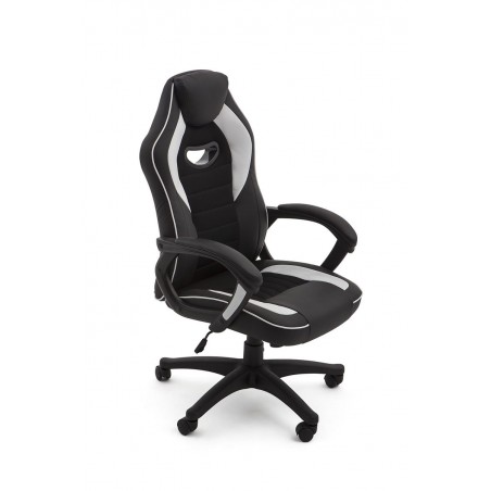 SILLÓN OFICINA GAMER MODELO HAMILTON ECOPIEL VARIOS COLORES