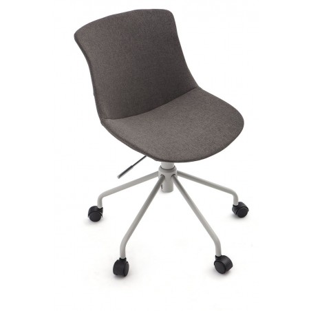 SILLA OFICINA MODELO LEO TAPIZADO VARIOS COLORES