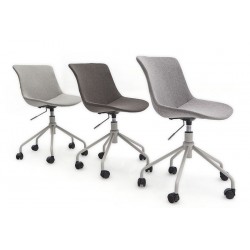 SILLA OFICINA MODELO LEO TAPIZADO VARIOS COLORES
