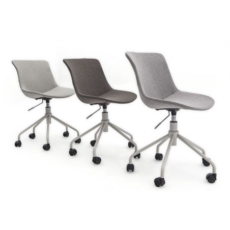 SILLA OFICINA MODELO LEO TAPIZADO VARIOS COLORES
