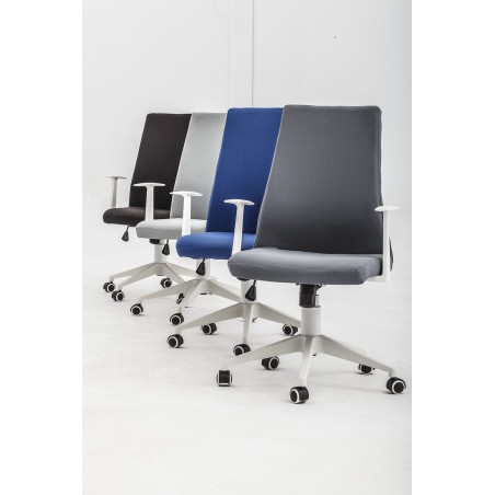 SILLA OFICINA MODELO MAKOKE TAPIZADO VARIOS COLORES