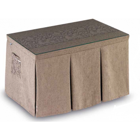 Mesa Camilla Modelo Rocky de 110x70 o 120x70 con Enaguas Incluidas