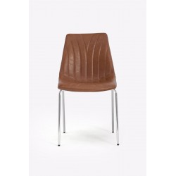 SILLA COMEDOR RIPLY ECOCUERO VARIOS COLORES