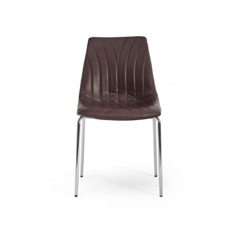 SILLA COMEDOR RIPLY ECOCUERO VARIOS COLORES