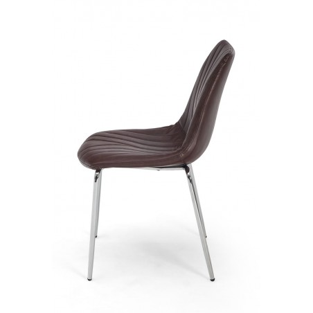 SILLA COMEDOR RIPLY ECOCUERO VARIOS COLORES