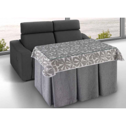 Mesa Camilla Modelo Rocky de 110x70 o 120x70 con Enaguas Incluidas