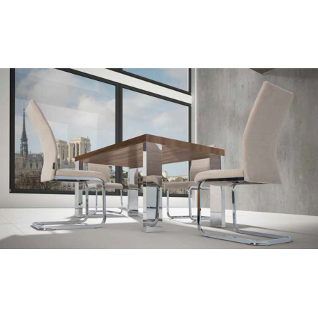 Silla Comedor Roy Tapizada Varios Colores