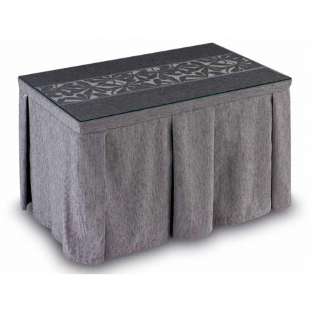 Mesa Camilla Modelo Rocky de 110x70 o 120x70 con Enaguas Incluidas