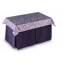 Mesa Camilla Modelo Rocky de 110x70 o 120x70 con Enaguas Incluidas