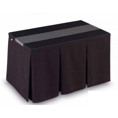 Mesa Camilla Modelo Rocky de 110x70 o 120x70 con Enaguas Incluidas