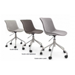 SILLA OFICINA MODELO LEO TAPIZADO VARIOS COLORES