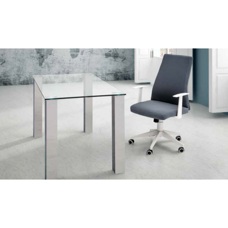 SILLA OFICINA MODELO MAKOKE TAPIZADO VARIOS COLORES