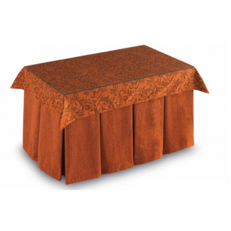 Mesa Camilla Modelo Rocky de 110x70 o 120x70 con Enaguas Incluidas