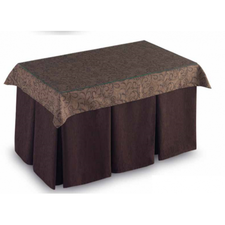 Mesa Camilla Modelo Rocky de 110x70 o 120x70 con Enaguas Incluidas