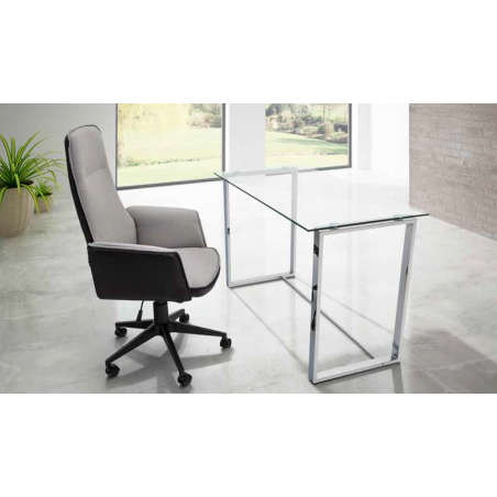 SILLA OFICINA MODELO PLATTÓN TAPIZADA VARIOS COLORES
