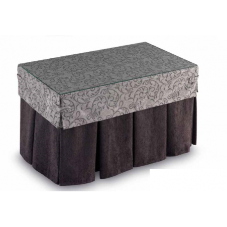 Mesa Camilla Modelo Rocky de 110x70 o 120x70 con Enaguas Incluidas