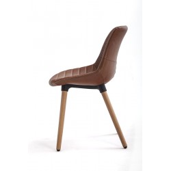 Silla Comedor Tena Ecocuero Varios Colores