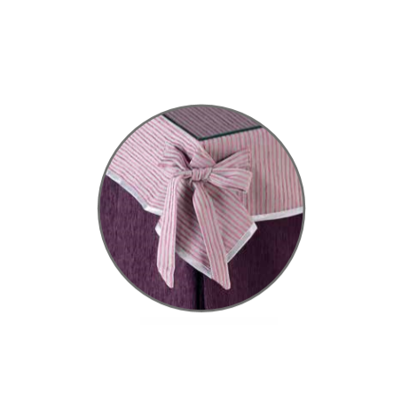 Mesa Camilla Modelo Rocky de 110x70 o 120x70 con Enaguas Incluidas