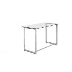 ESCRITORIO URBAN CRISTAL TEMPLADO-ACERO INOXIDABLE VARIAS MEDIDAS