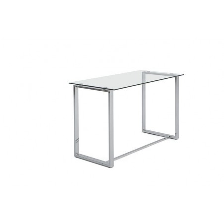 ESCRITORIO URBAN CRISTAL TEMPLADO-ACERO INOXIDABLE VARIAS MEDIDAS