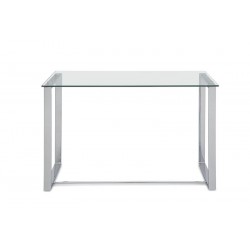 ESCRITORIO URBAN CRISTAL TEMPLADO-ACERO INOXIDABLE VARIAS MEDIDAS