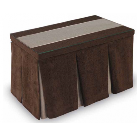 Mesa Camilla Modelo Rocky de 110x70 o 120x70 con Enaguas Incluidas