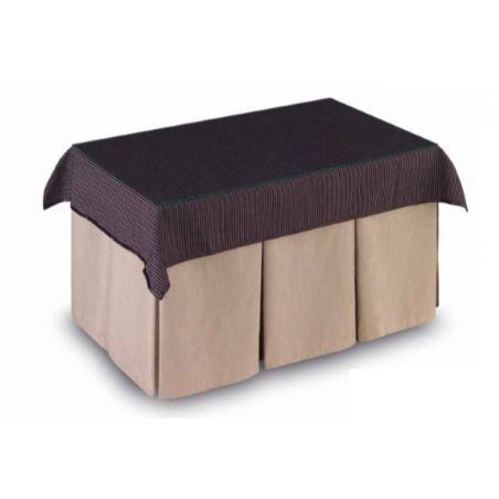 Mesa Camilla Modelo Rocky de 110x70 o 120x70 con Enaguas Incluidas